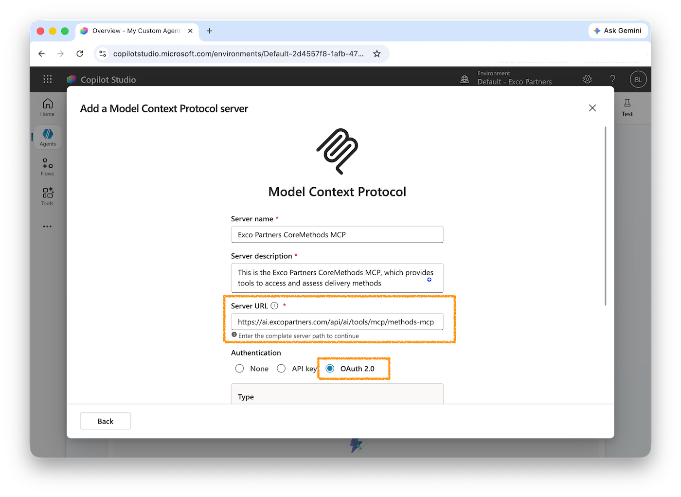 Configure MCP